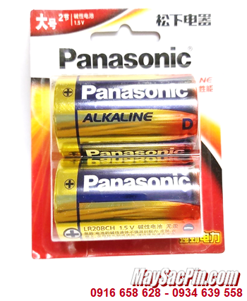 Panasonic LR20BCH/2B; Pin nuôi nguồn Panasonic LR20BCH (Nội địa thị trường tiếng Hoa) _Vỉ 2viên